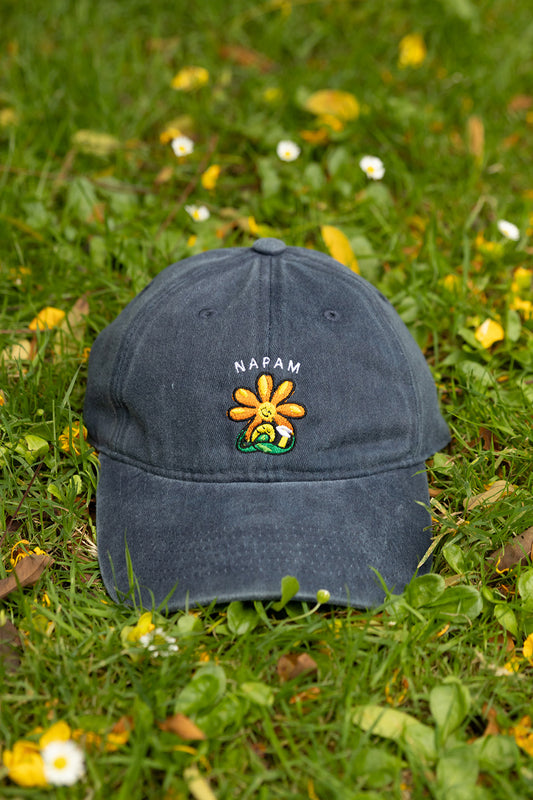 Honey Hug - Embroidered Cap (Blue)