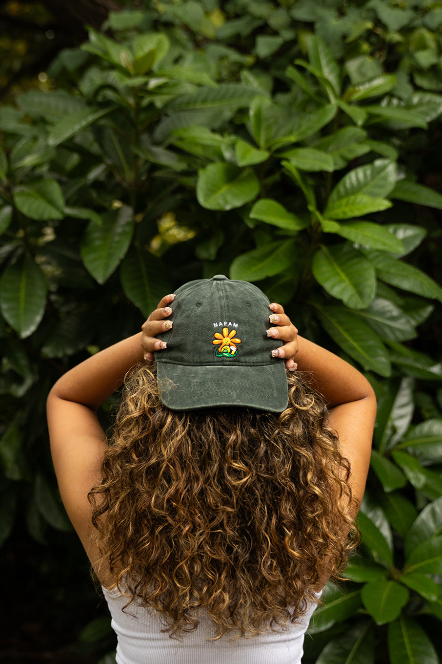Honey Hug - Embroidered Cap (Green)