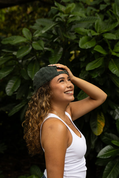 Honey Hug - Embroidered Cap (Green)