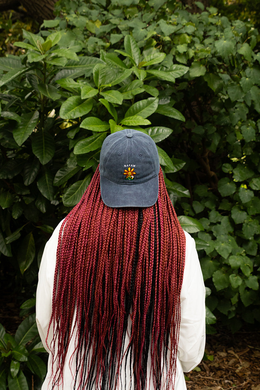 Honey Hug - Embroidered Cap (Blue)